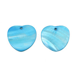 Natural Freshwater Shell Pendants&nbsp;SHEL-N026-176A