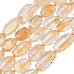 Heated Natural Citrine Beads Strands&nbsp;G-L650-E01-01