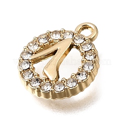 UV Plating Alloy Crystal Rhinestone Charms&nbsp;RB-CBAD37D-28G
