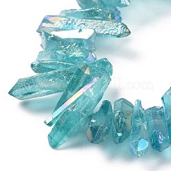 Natural Quartz Crystal Points Beads Strands&nbsp;G-K181-B31