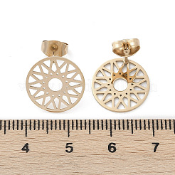 304 Stainless Steel Stud Earrings for Women&nbsp;EJEW-Z089-11G