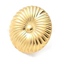304 Stainless Steel Open Cuff Ring for Women&nbsp;RJEW-Z088-02G-04