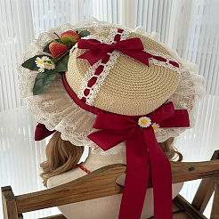 5ヤードのポリエステルレーストリム  裁縫やアートクラフトプロジェクト用の花レースリボン  ホワイト  1インチ（25mm）  約5.00ヤード（4.57m）/セット&nbsp;OCOR-LP0002-91A