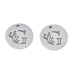 Non-Tarnish 304 Stainless Steel Charms&nbsp;STAS-T059-26P-G