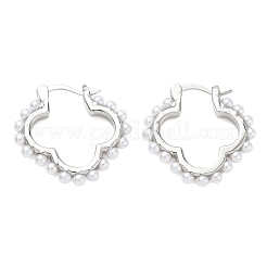 Brass Hoop Earrings for Women&nbsp;EJEW-A168-15P