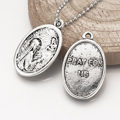 Tibetan Style Alloy Pendants&nbsp;TIBE-Q078-09AS-RS