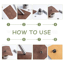 120 Sets 4 Colors Brass Boots Hook Eyelet Buckles&nbsp;FIND-PH0009-29