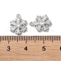 Brass Micro Pave Cubic Zirconia Charms&nbsp;KK-F872-17P