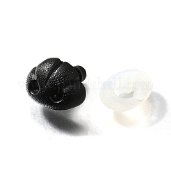プラスチック工芸品の犬の鼻  人形作り用品  ブラック  21mm&nbsp;DOLL-PW0001-052C