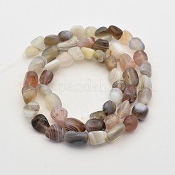 Natural Botswana Agate Bead Strands&nbsp;G-P070-52