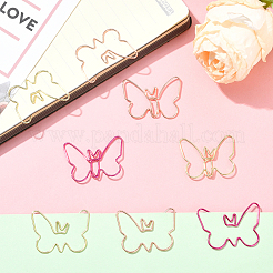 60Pcs 3 Colors Iron Paper Clips&nbsp;AJEW-SP0003-03