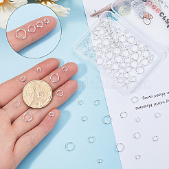 80Pcs 4 Styles Brass Split Rings&nbsp;KK-BBC0014-05