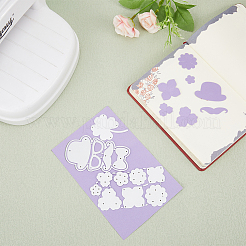 3Pcs 3 Styles Saint Patrick's Day Carbon Steel Cutting Dies Stencils&nbsp;DIY-GF0008-47