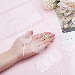 30Pcs Round Acrylic Cake Toppers&nbsp;OFST-SC0001-01