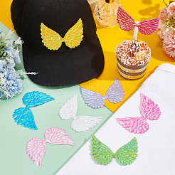 40Pcs 8 Colors Sparkling Cloth Cabochons&nbsp;FIND-GO0001-86
