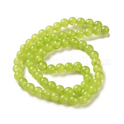 Natural Green Calcite Beads Strands&nbsp;GG-NH0008-A01-6mm-02