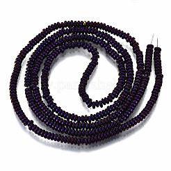 Electroplate Non-magnetic Synthetic Hematite Beads Strands&nbsp;G-T114-58