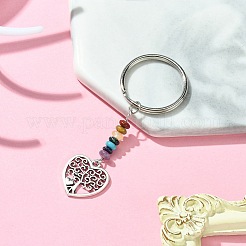 Alloy Tree of Life Pendant Keychain&nbsp;KEYC-JKC00591-03