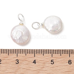 Natural Baroque Pearl Keshi Pearl Pendants&nbsp;PALLOY-JF05372