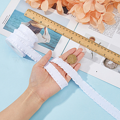 10 Yards Polyester Pleated Edged Ribbon for Clothing Decoration&nbsp;DIY-FI0001-13H