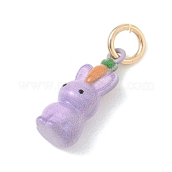 Brass Enamel Pendants&nbsp;KK-CBAE20A-01D-G