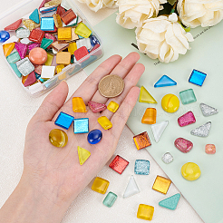 Glass Cabochons&nbsp;GGLA-OC0001-04D