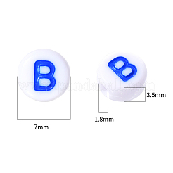 1000Pcs Opaque Acrylic Beads&nbsp;DIY-YW0002-10