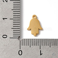 PVD Vacuum Plating 304 Stainless Steel Charms&nbsp;STAS-L081-021G