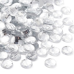 Acrylic Rhinestone Cabochons&nbsp;GACR-R002-8mm-08