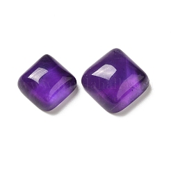 天然石アメジストカボション  正方形  12x12x6.5mm&nbsp;G-H282-04B