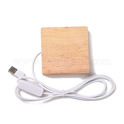 Square Solid Wood Base for Crystal Stones&nbsp;JX333B