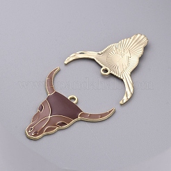 Cowboy Theme Alloy Enamel Pendants&nbsp;ENAM-CJC0012-050C