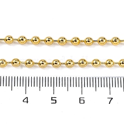 Rack Plating Brass Ball Chain Necklaces for Women&nbsp;NJEW-A035-03G