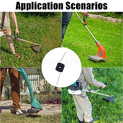 Plastic & Steel Replacement Heads for Electric Cordless Lawn Mower&nbsp;FIND-WH0173-350A