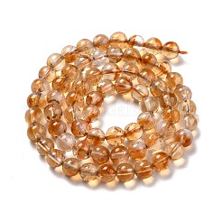 Heated Natural Citrine Bead Strands&nbsp;X-G-P466-01D