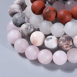 Natural Gemstone Beads Stretch Bracelets&nbsp;BJEW-JB04171
