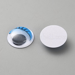樹脂人形の工芸品の目  おもちゃの DIY アクセサリー用  ドジャーブルー  15x4.5mm&nbsp;DIY-WH0698-009G