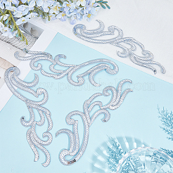 5Pairs Embroidery Thread Clothing Patches&nbsp;PATC-GF0001-96A