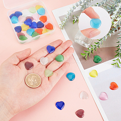 40Pcs 10 Colors Cat Eye Cabochons&nbsp;CE-SC0001-02