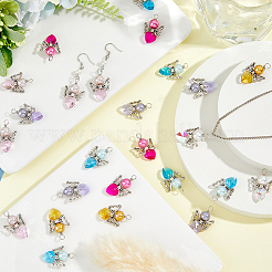 Glass & Alloy Pendant&nbsp;PALLOY-FH00045
