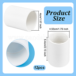 PVC 水道管ストレートコネクター  チューブ  ホワイト  54x45.5mm  内径：40mm&nbsp;FIND-WH0148-365B