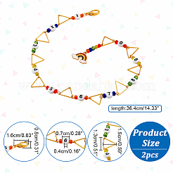 Triangle Ring Knitting Row Counter Chains&nbsp;HJEW-PH01722