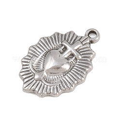 304 Stainless Steel Pendants&nbsp;STAS-D264-06B-P
