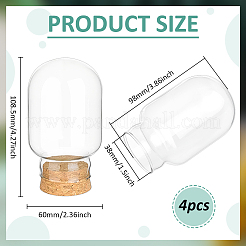 Glass Dome Cover&nbsp;AJEW-WH0609-233A