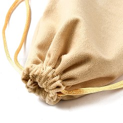 Velvet Jewelry Drawstring Storage Pouches&nbsp;ABAG-P013-02B-09