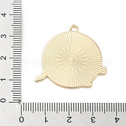 スポーツ合金エナメルペンダント  ゴールドカラー  アイスホッケー  29x30x1mm  穴：2mm&nbsp;LS-ENAM-I074-01G-09