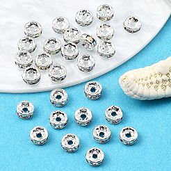 Brass Rhinestone Spacer Beads&nbsp;RB-A014-Z5mm-28S-NF