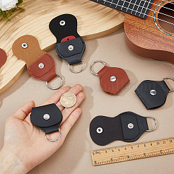 20Pcs 2 Colors PU Leather Guitar Pick Storage Bags&nbsp;AJEW-FH0008-90