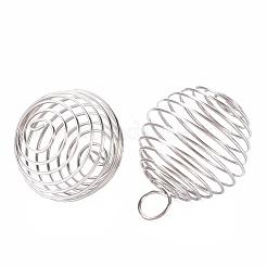 Non-Tarnish 304 Stainless Steel Wire Pendants&nbsp;STAS-ZX013-22-25mm-P