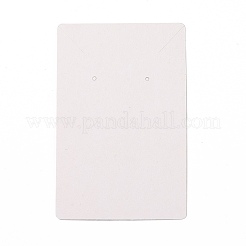 厚紙イヤリングネックレスディスプレイカード  長方形  ライトグレー  大理石模様  9.1x6x0.05cm  穴：1.8mm&nbsp;CDIS-G007-01B
